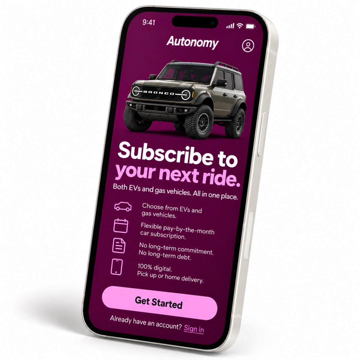 Autonomy pivots to gas vehicles to keep the dream of car subscriptions alive