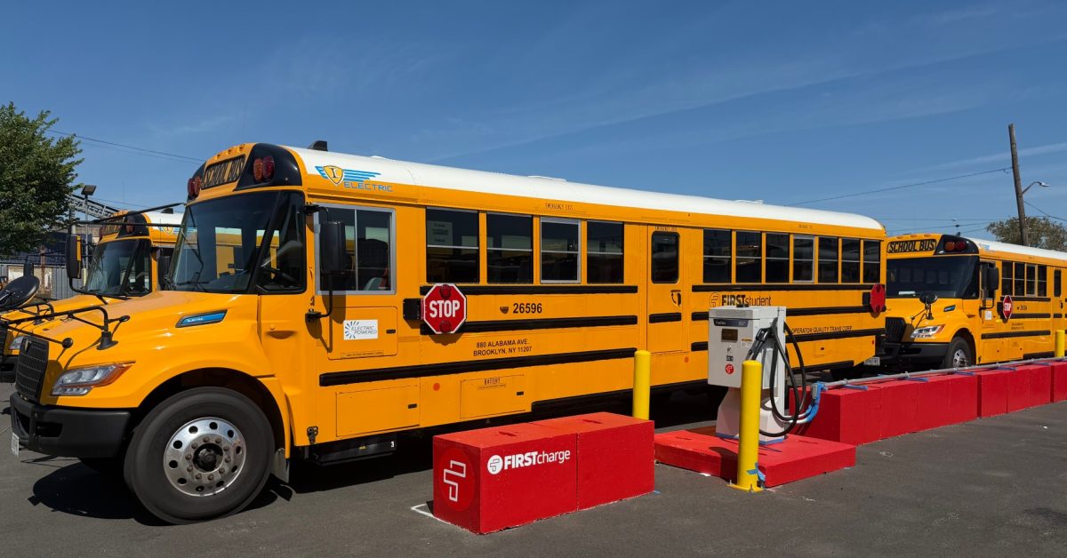 NYC’s newest electric school buses come with a money-saving twist