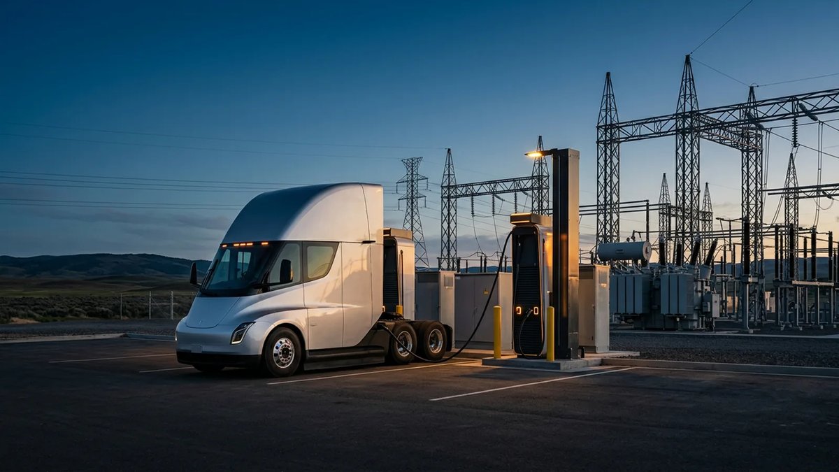 Tesla Expands Megawatt Charging Network For Heavy Commercial EVs