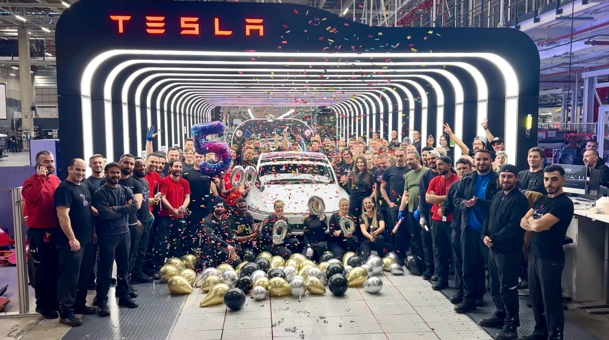 Tesla Giga Berlin Hits One Million Annual Vehicle Capacity