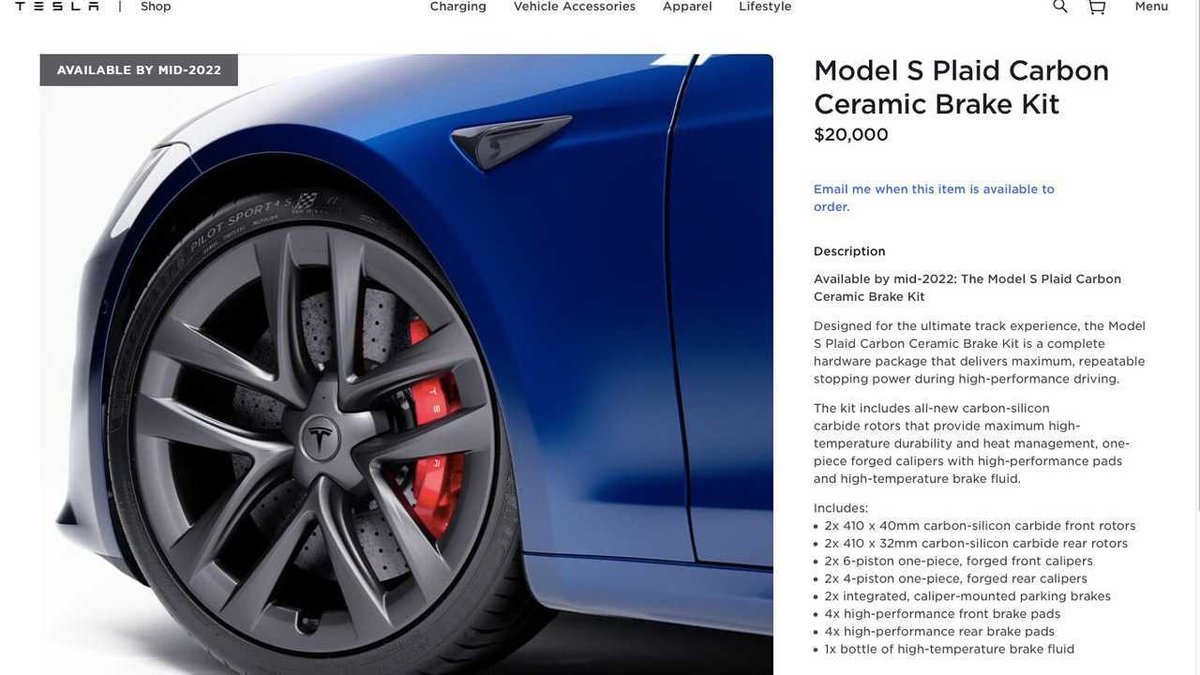 Tesla Model S Plaid Carbon Ceramic Brakes Master Track Limits