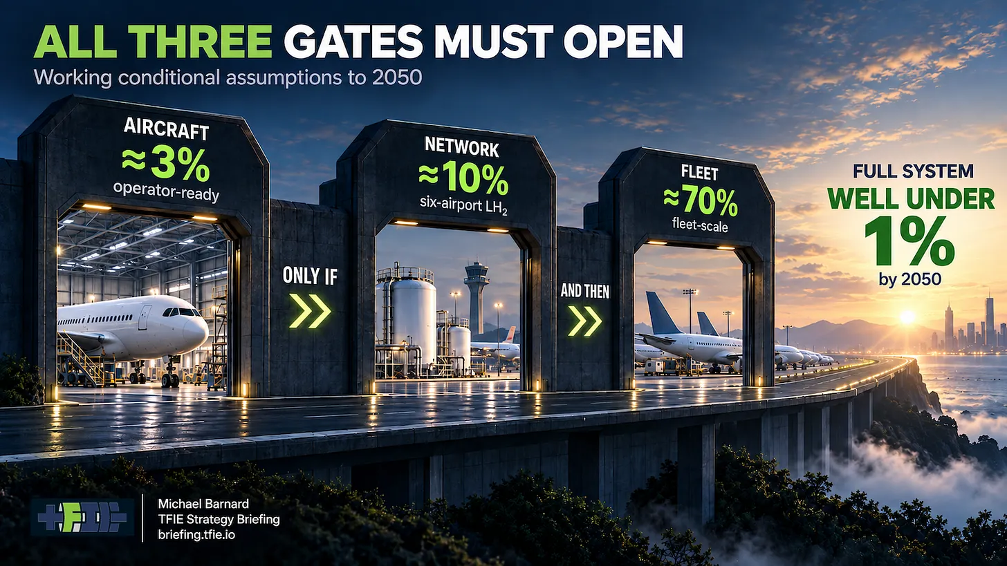 UK Trying to Advance Hydrogen Aviation. Likelihood by 2050 is still under 1%